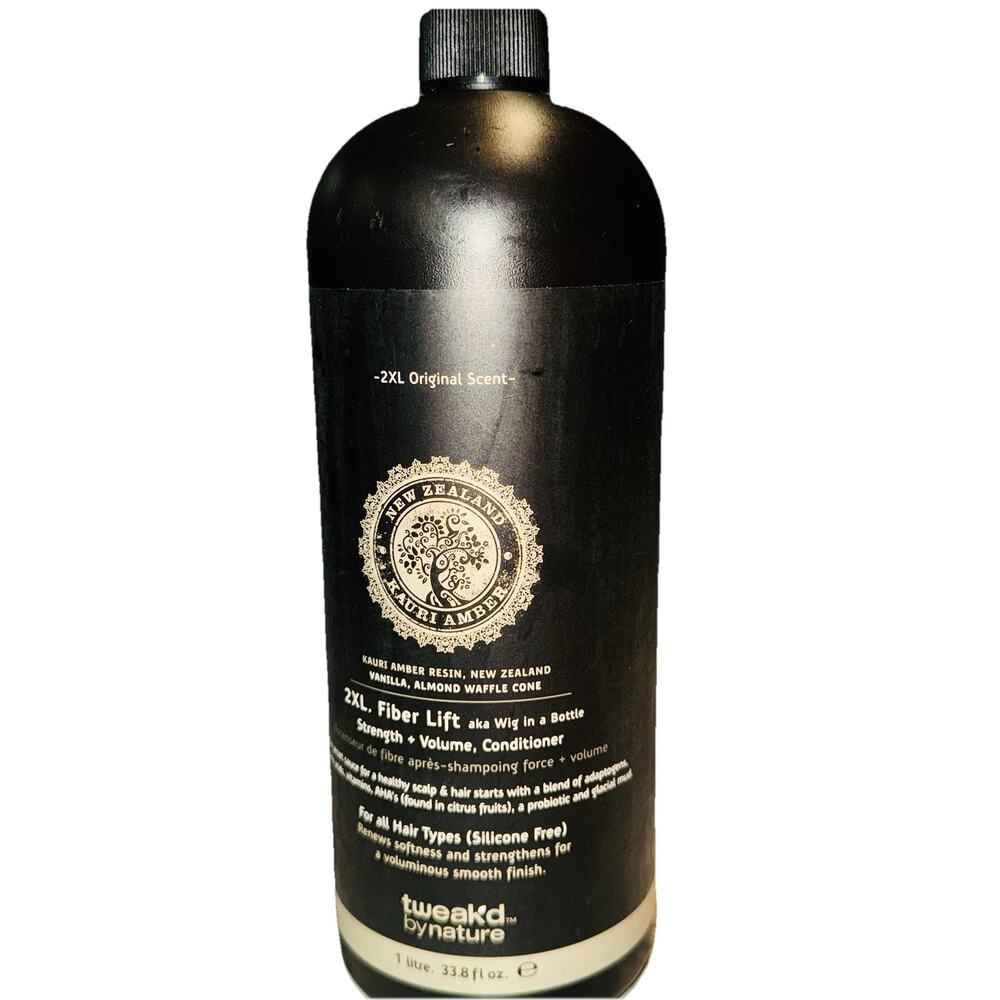 NEW Tweak'd by Nature Volume Conditioner 2XL Fiber Lift Vanilla‎ Almond 33.8 oz